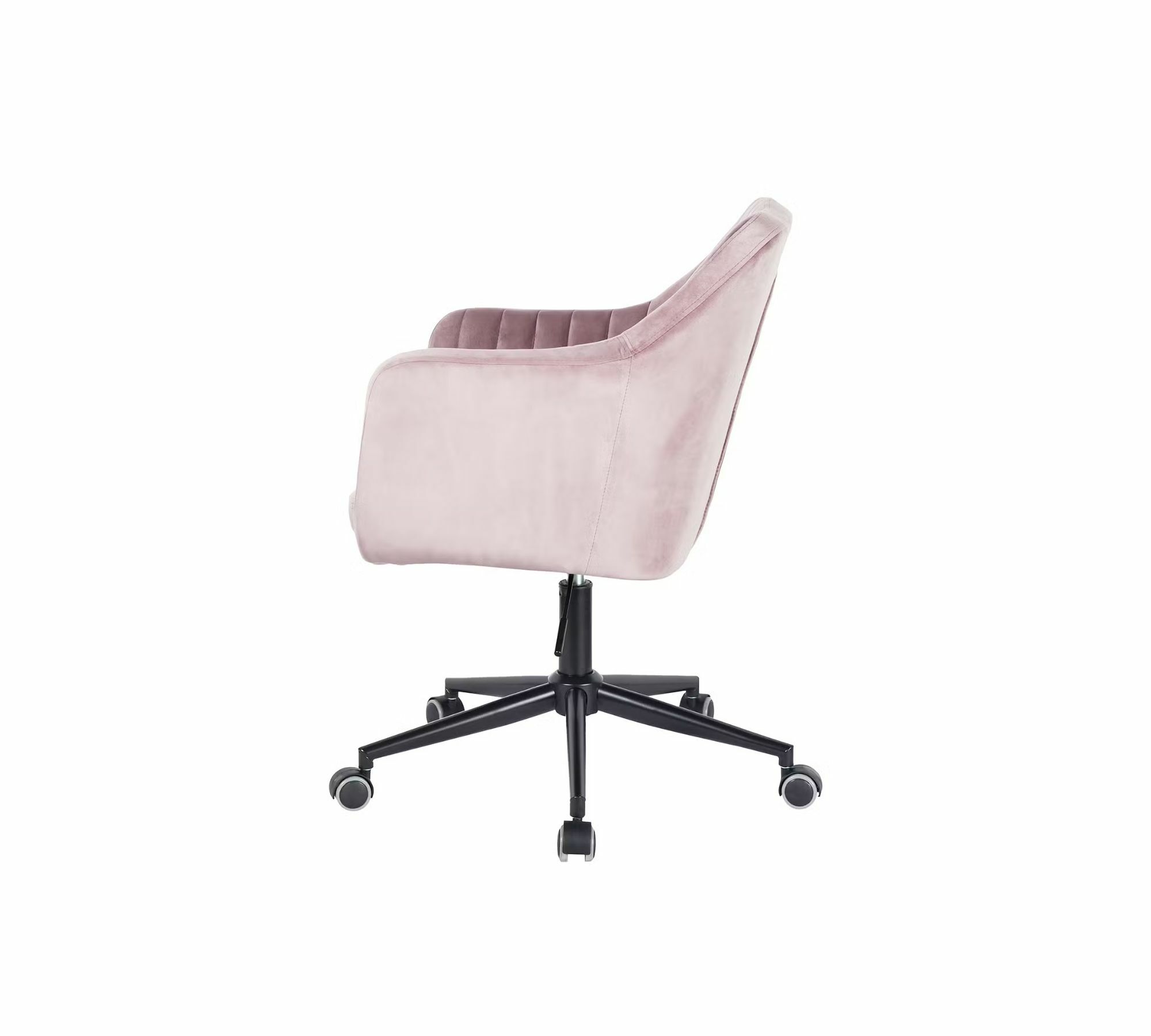 Bürostuhl Textil Metall Pink 3