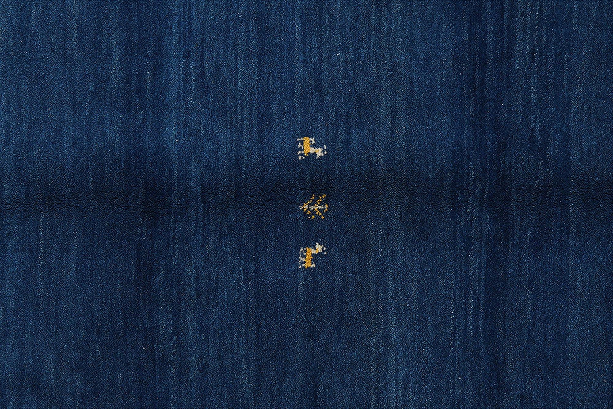 Gabbeh Carpet Wool Blue 2