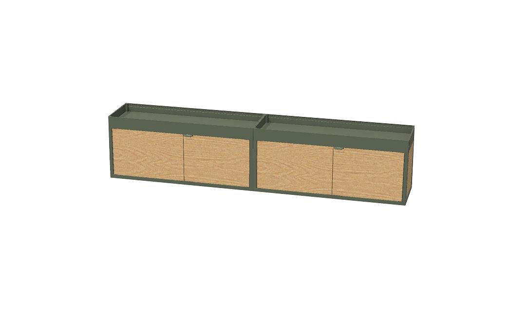New Order Wand Lowboard Grau 1