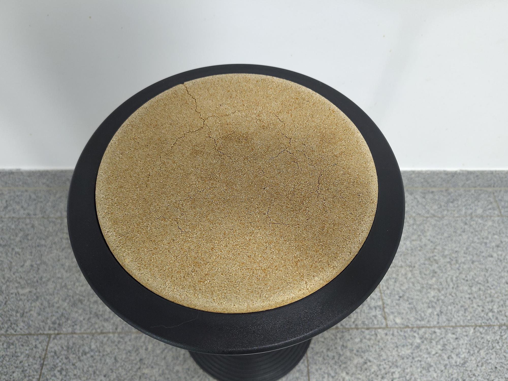 Stitz Anlehnstuhl Stahl Schwarz Braun 3