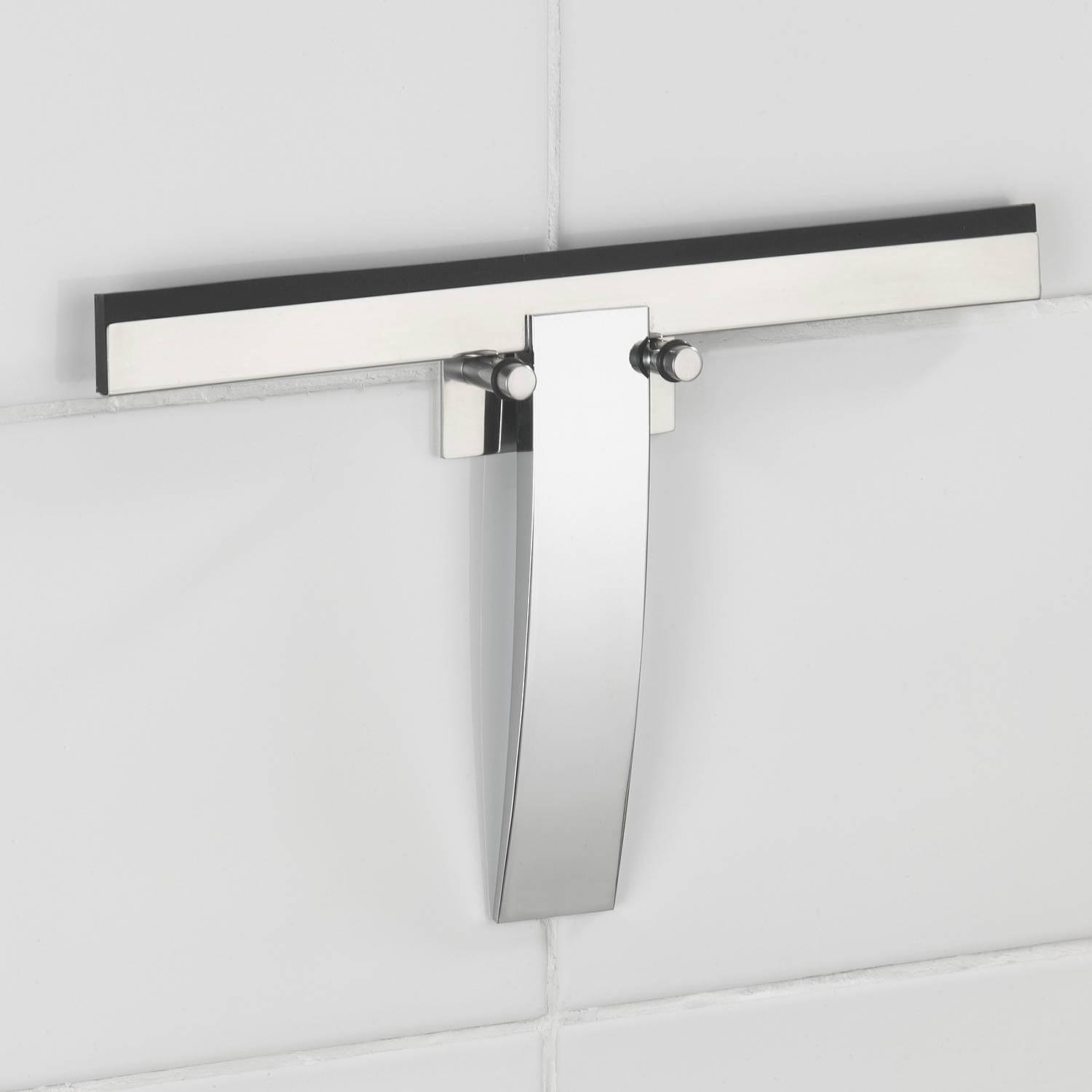 Gela Badezimmerwischer Silber Zink 24x16cm 2