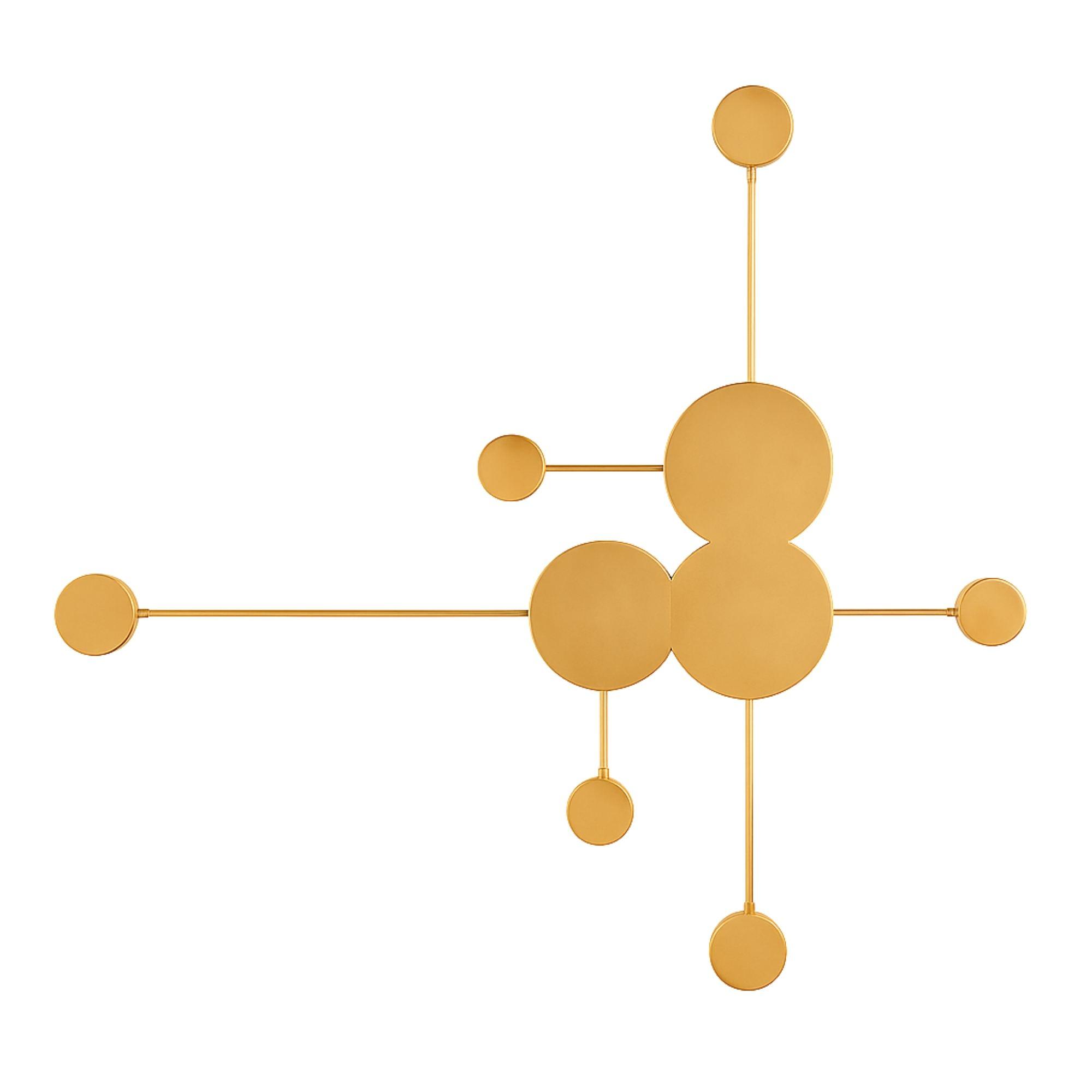 Ledos Wandleuchte Metall Gold 6