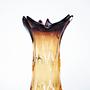 Glass vase Murano glass Transparent 1960s 3