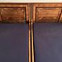 2x Vintage Bett Massivholz Braun 1880er Jahre 3