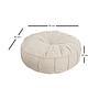 Vintage seat cushion Teddy White 3