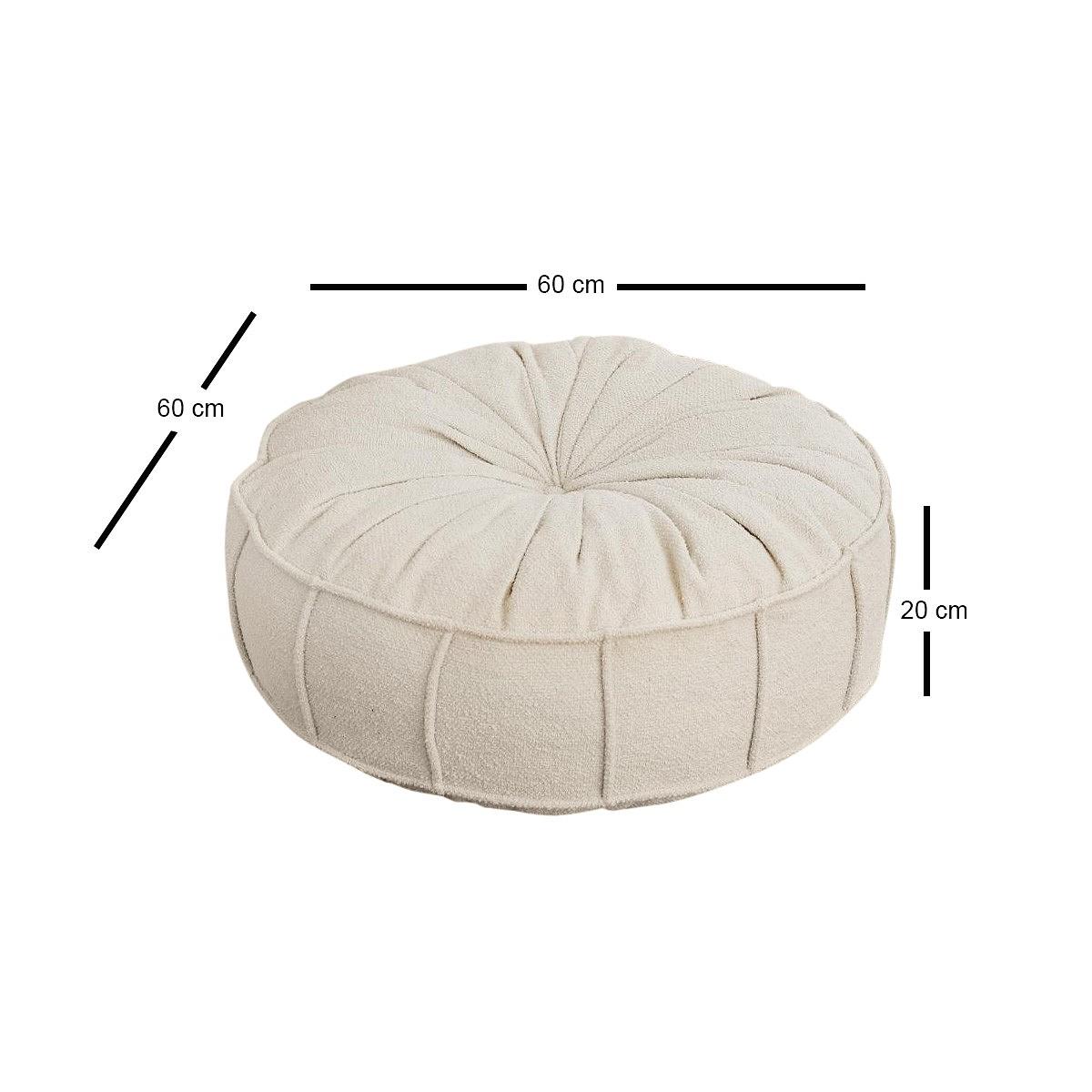 Vintage seat cushion Teddy White 3