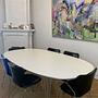 Superellipse Tisch Weiß 240 x 120cm 1