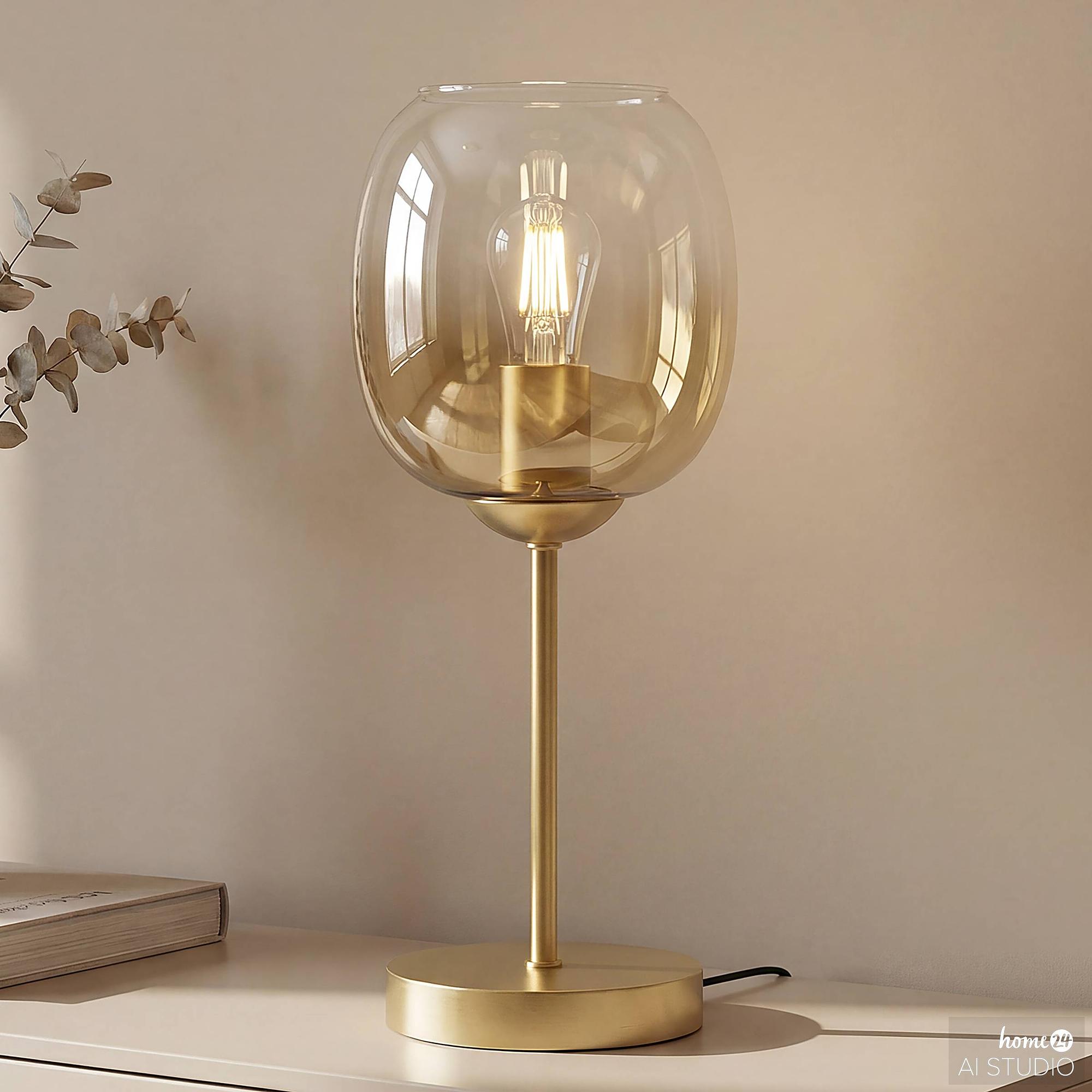 Armta Table lamp Glass Iron Gold 2