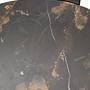 Palermo Runder Marmorplatte Beistelltisch Holz Schwarz 5