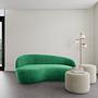 Rose Sofa 2,5-Sitzer Links Moss Grass Green 0