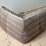 Togo Ecksofa Samt Warmgrau 3