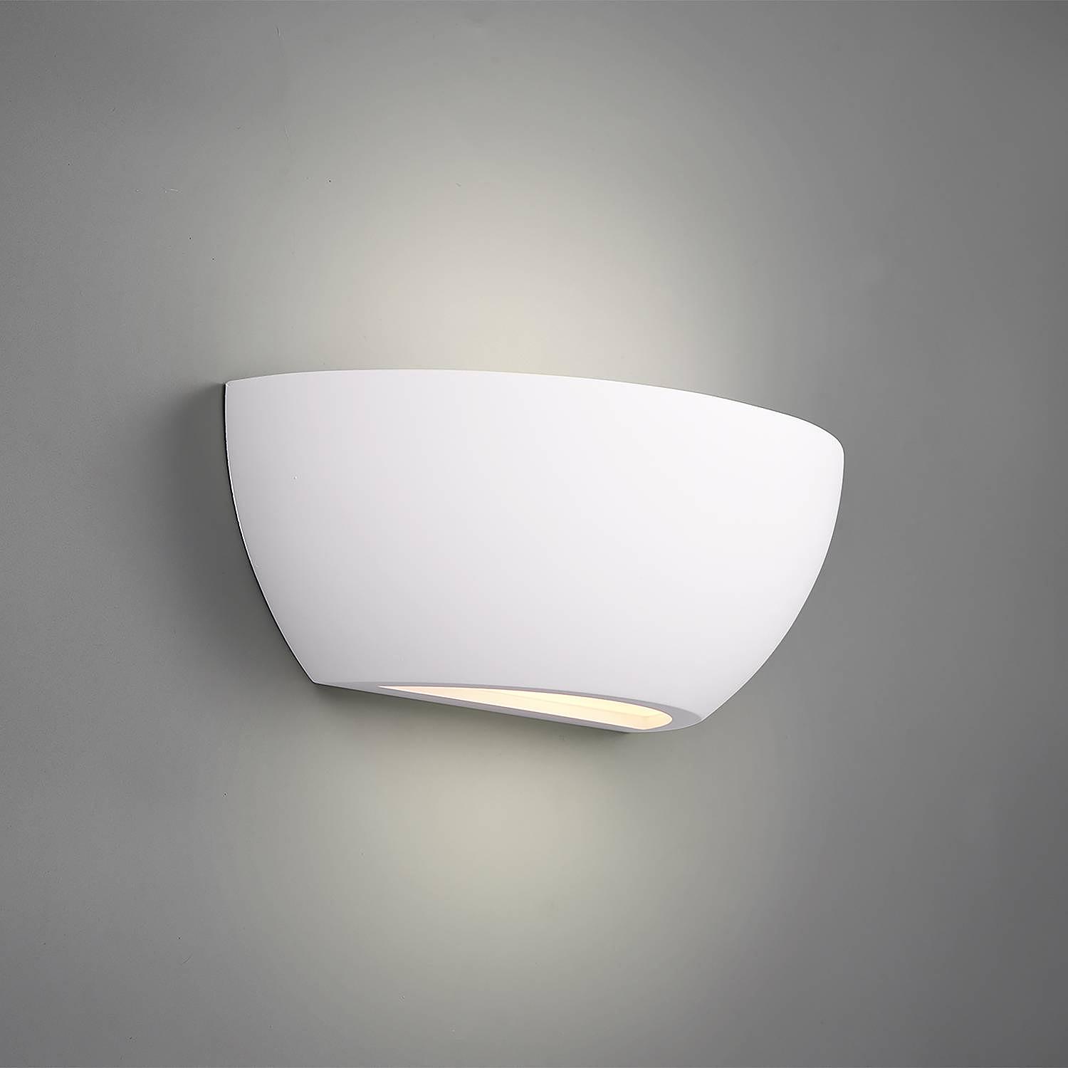 Wall light Roma Gypsum 1-Light White 4