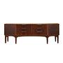 Sideboard Nussbaumholz Braun 1960er Jahre 0