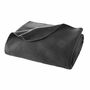 Wohndecke aus Visco Fleece Anthrazit 0