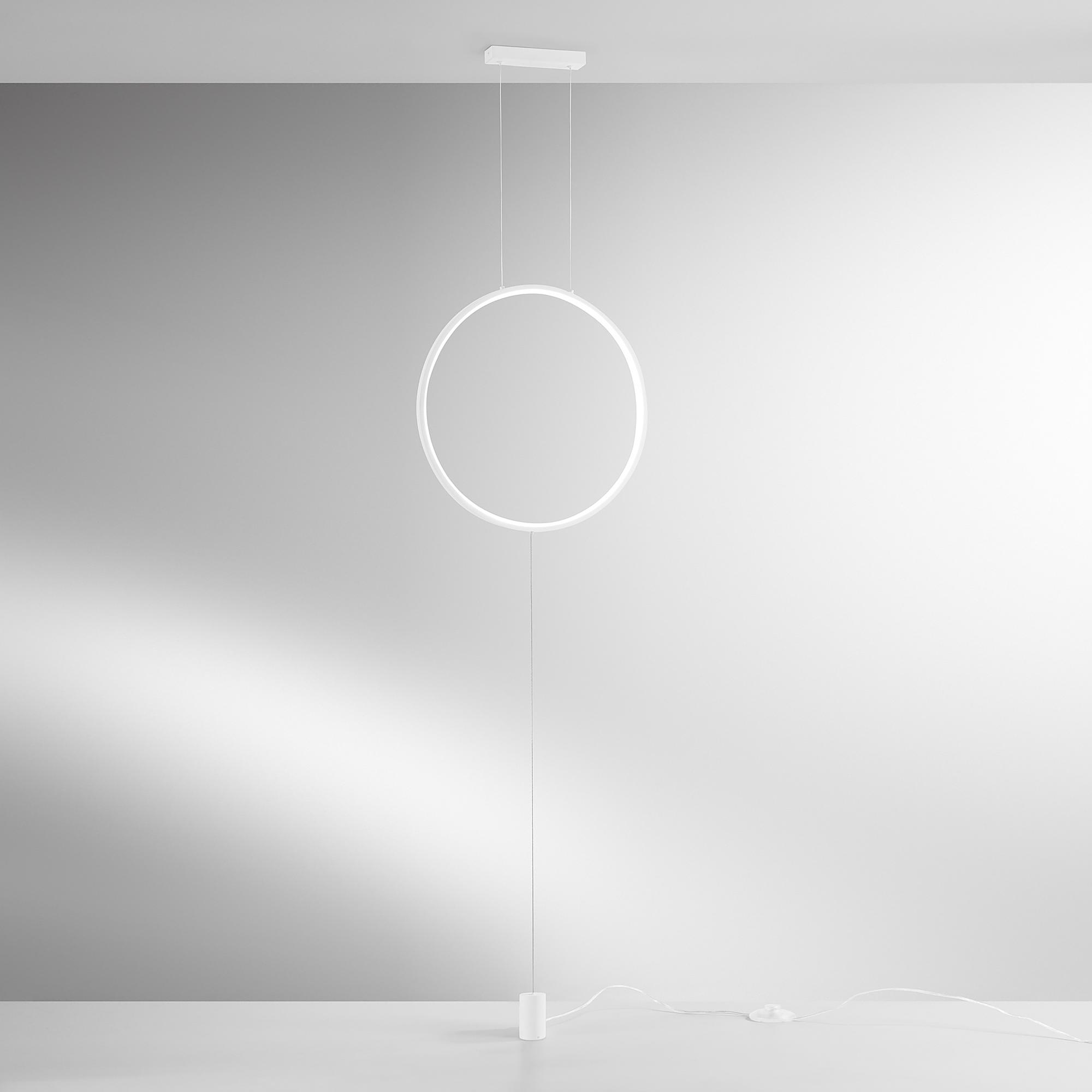 1-Flammig Portal LED-Stehleuchte Aluminium Weiß 0