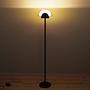 Stehlampe Metall Glas 1970er Jahre 2