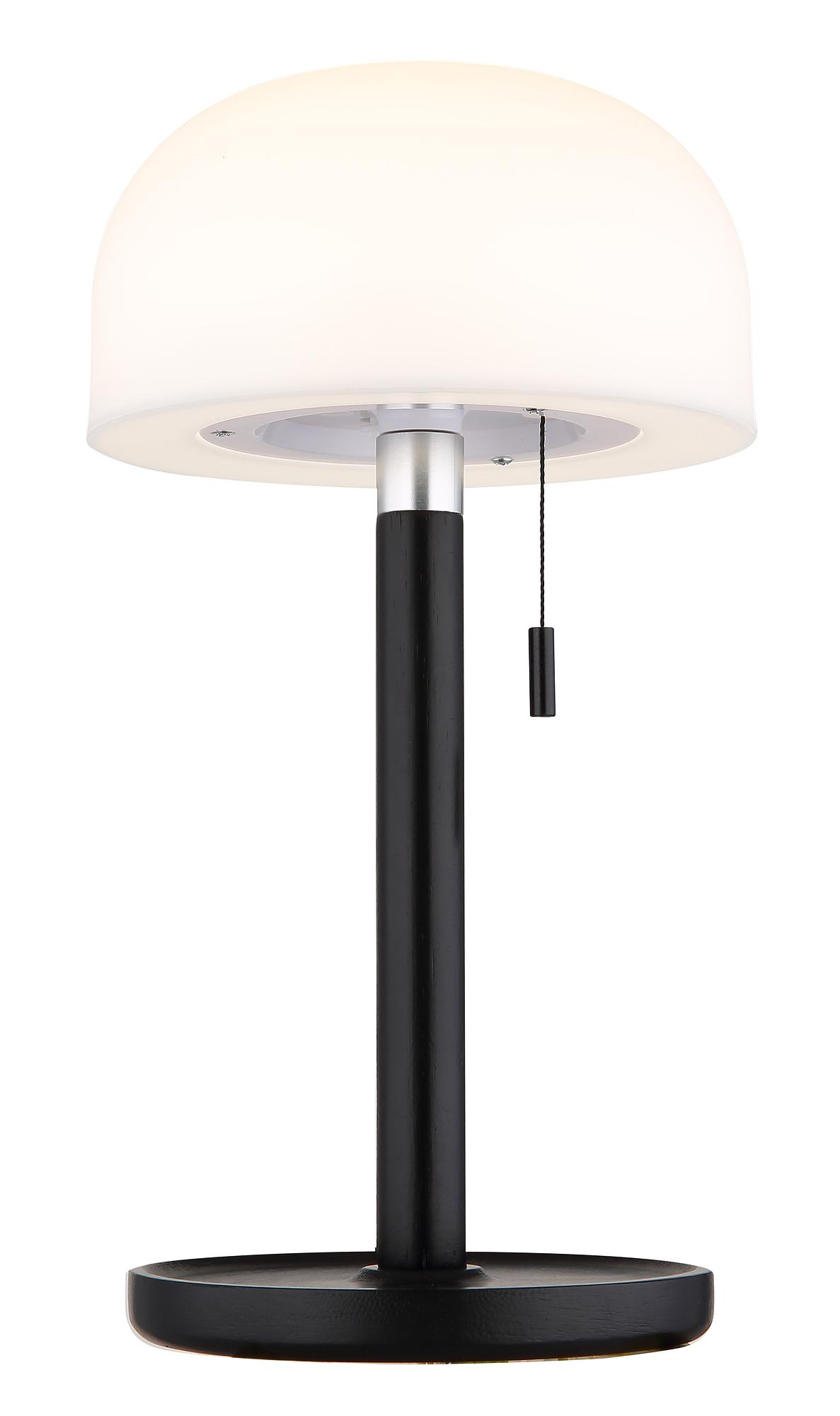 Norman LED-Tischleuchte Acrylglas Bambus 1-flammig 3