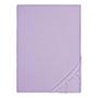 Feinbiber Spannbetttuch Baumwolle Flieder 140-160 x 200 cm 0