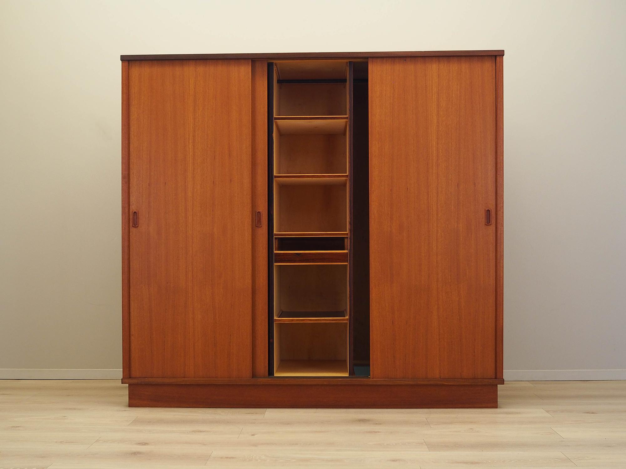 Teak-Schrank Braun 1960er Jahre 2