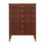 Vintage chest of drawers Teak wood Brown 1970s 0