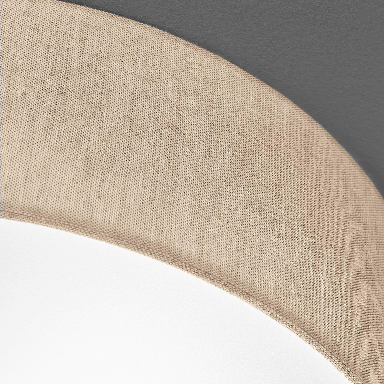 Ceiling lamp Aunet Linen / Iron 3-light 3