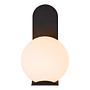 Wall lamp Dalius Plastic Black 1-light 4