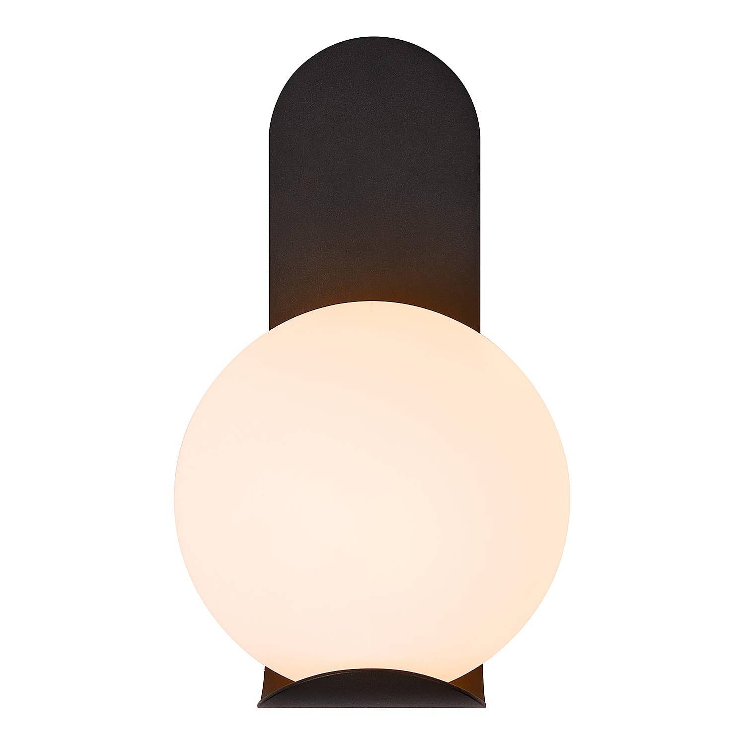 Wall lamp Dalius Plastic Black 1-light 4