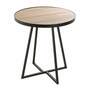 Side table oak decor black 0