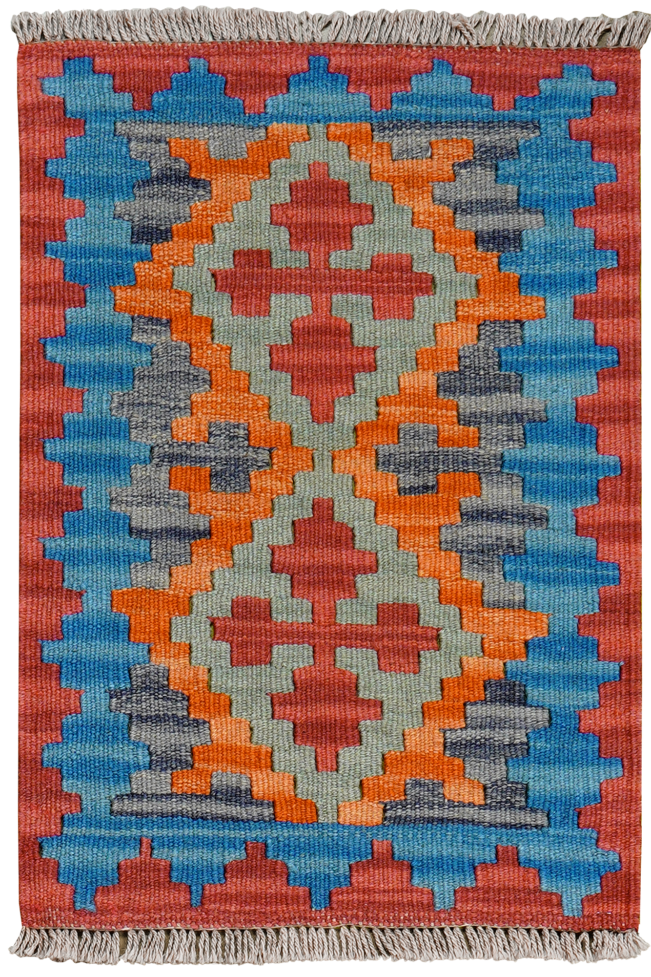 Kilim Gashgai Teppich Wolle Mehrfarbig 0