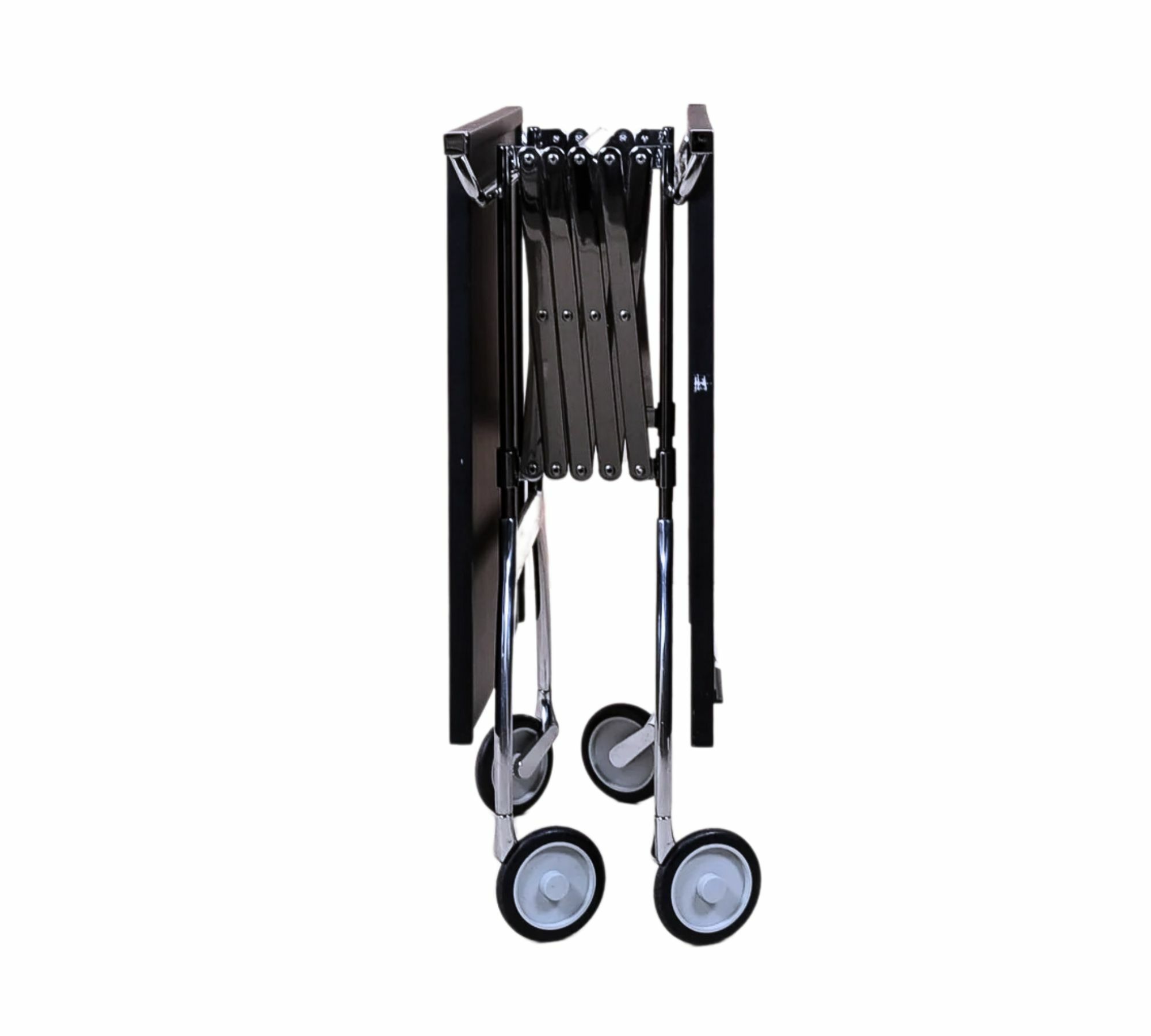 Battista Kartell Servierwagen Polyester Metall Schwarz 4