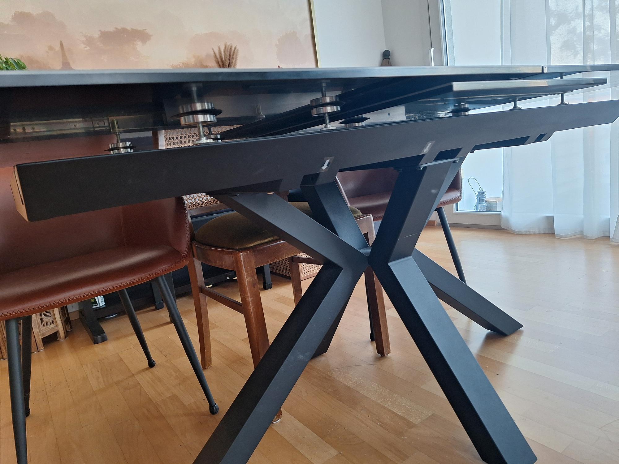 Moderner ETERNITY Esstisch mit Beton-Optik Keramik 3