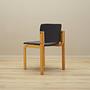 6x Vintage Stuhl Holz Textil Grau 1980er Jahre 10