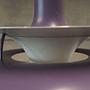 Vintage Pendelleuchte Metall Violett 1970er Jahre 12