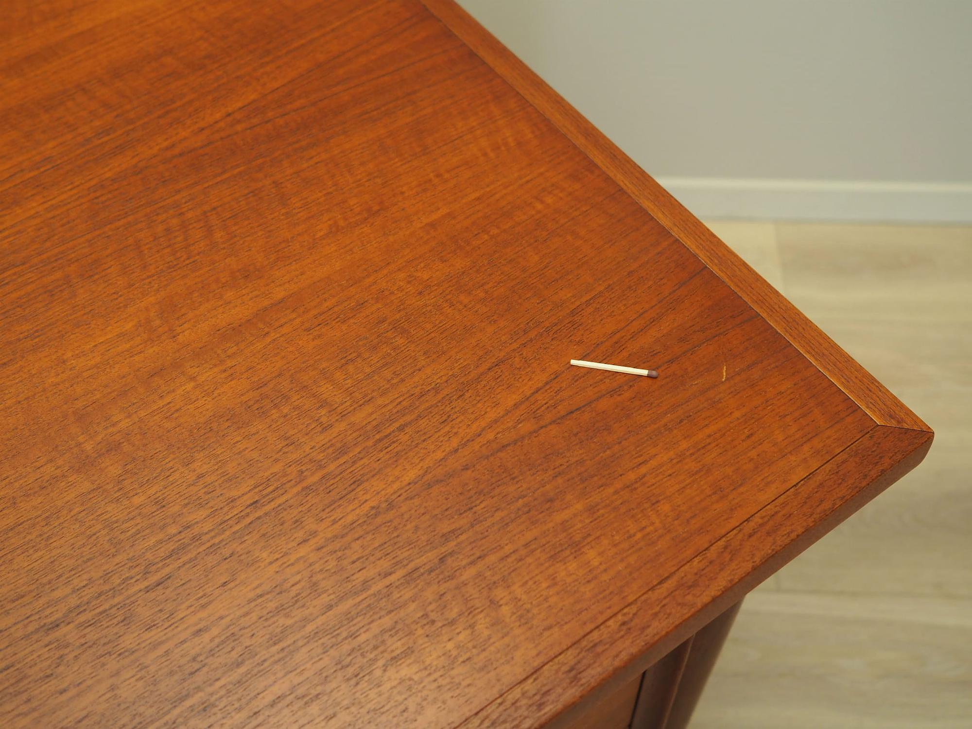 Desk Teak Wood Brown 1960s 11