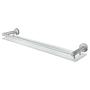 Ablage Apollo Aluminium Glas Silber Milchglas 0