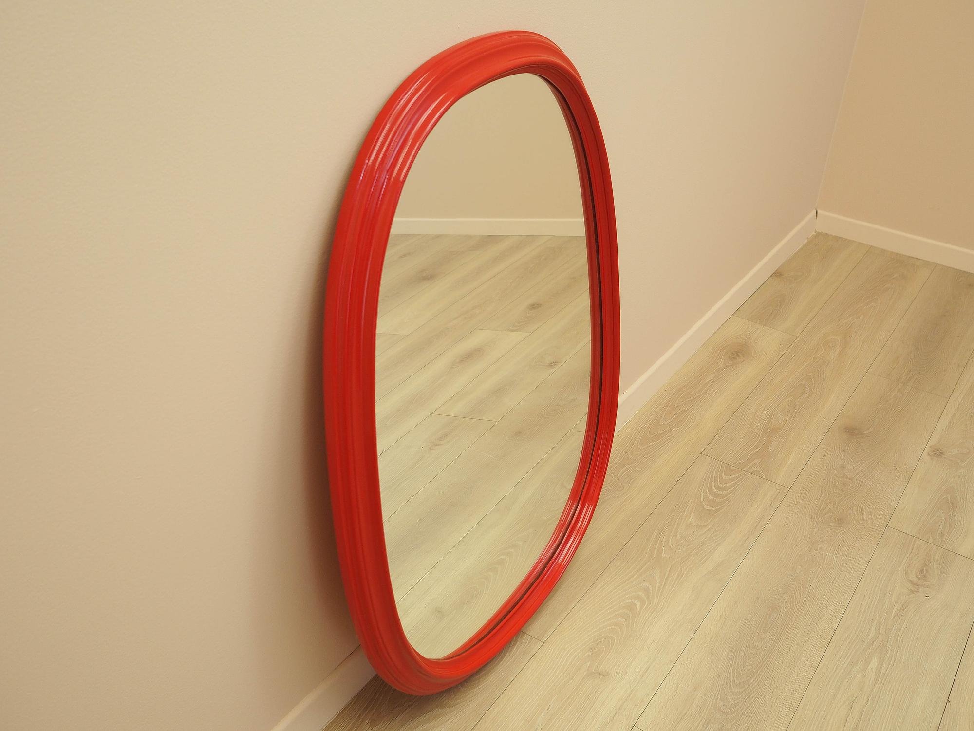 Mirror 1970s Red 3