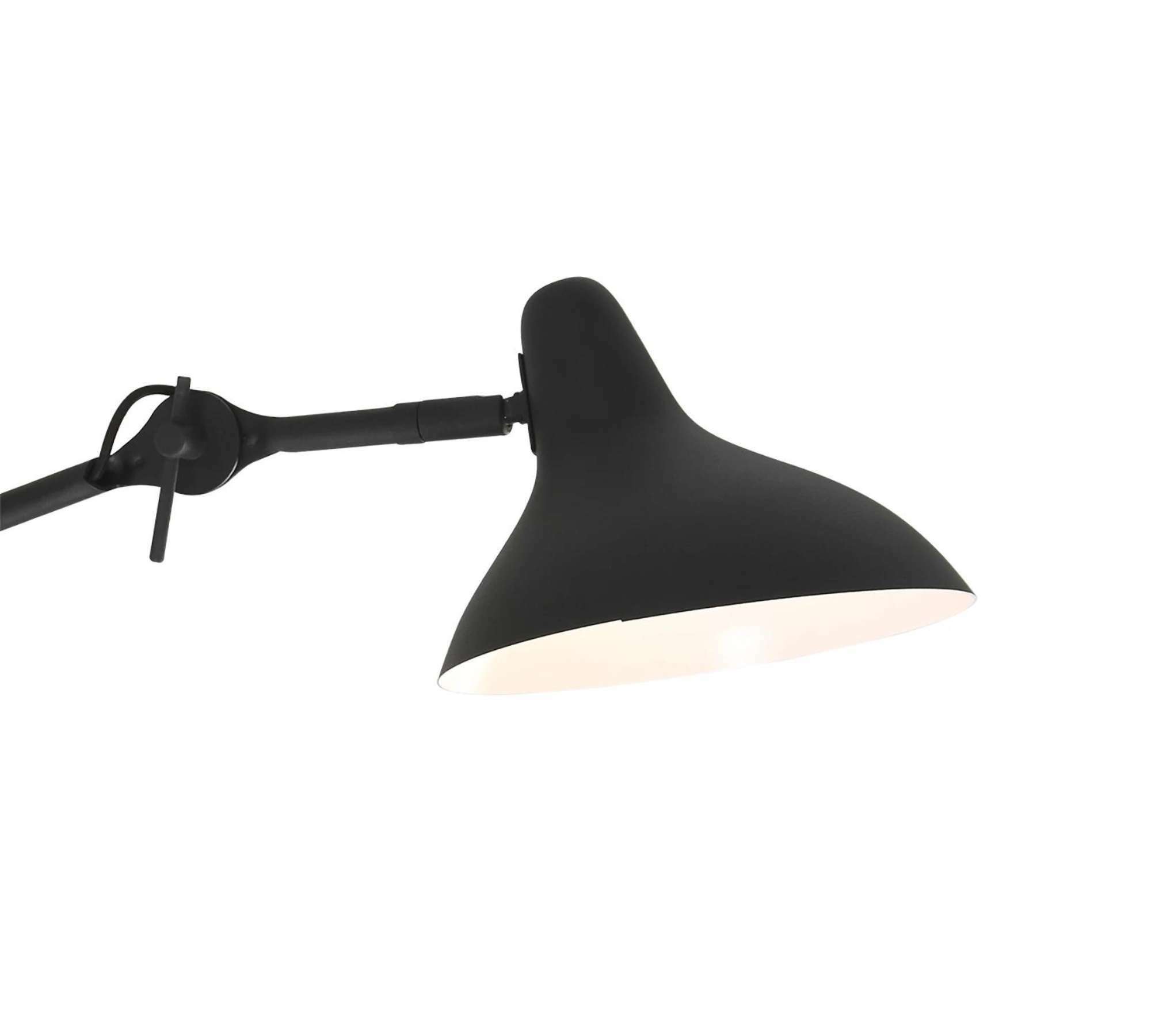 Wall lamp metal black 1-light 2