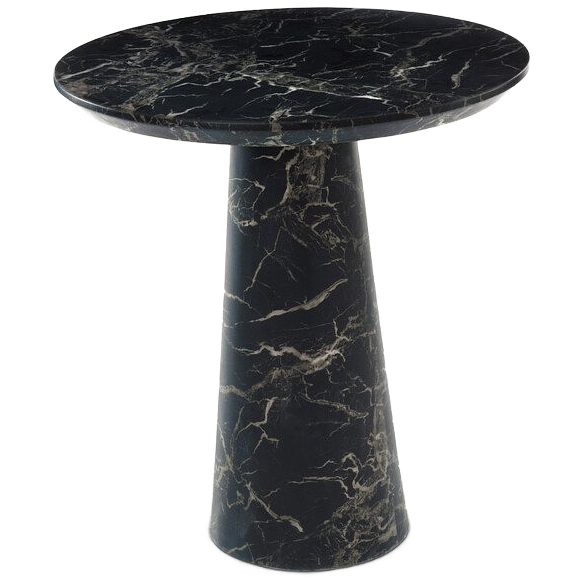 Side Table Polspotten Marble Black 0