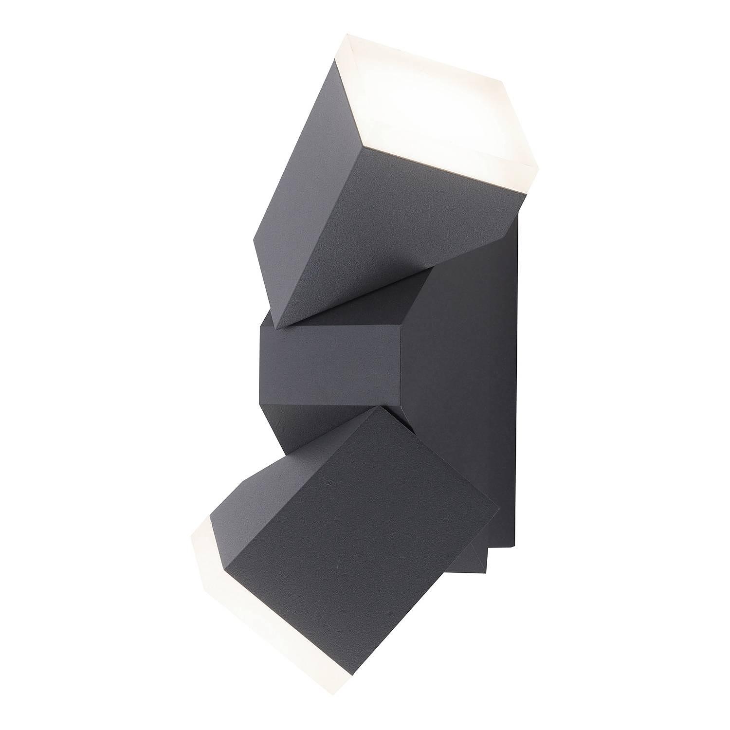 LED-Wandleuchte Ryan Acrylglas Aluminium 4