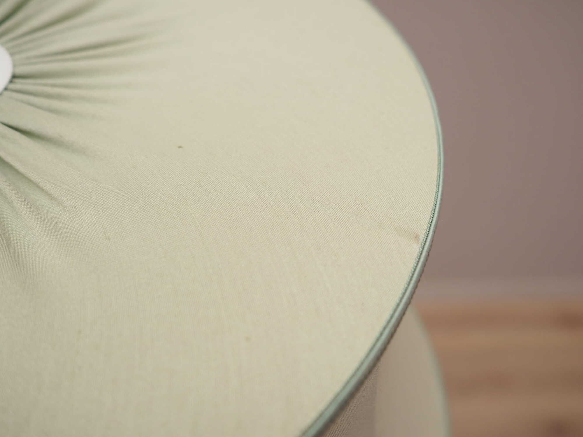 Vintage floor lamp Metal Fabric Green 1970s 4