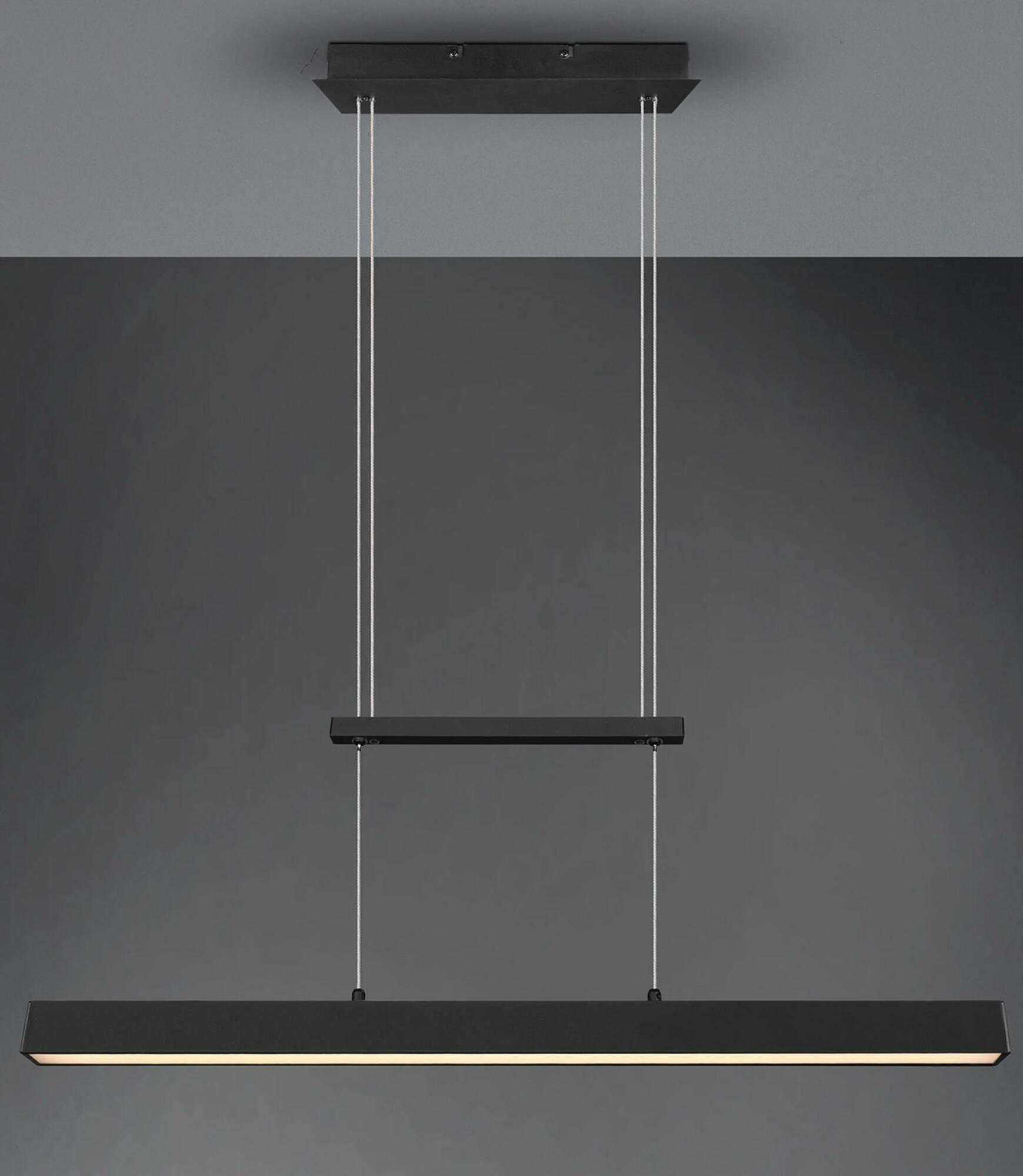 LED Minimalist Pendant Light Black 1