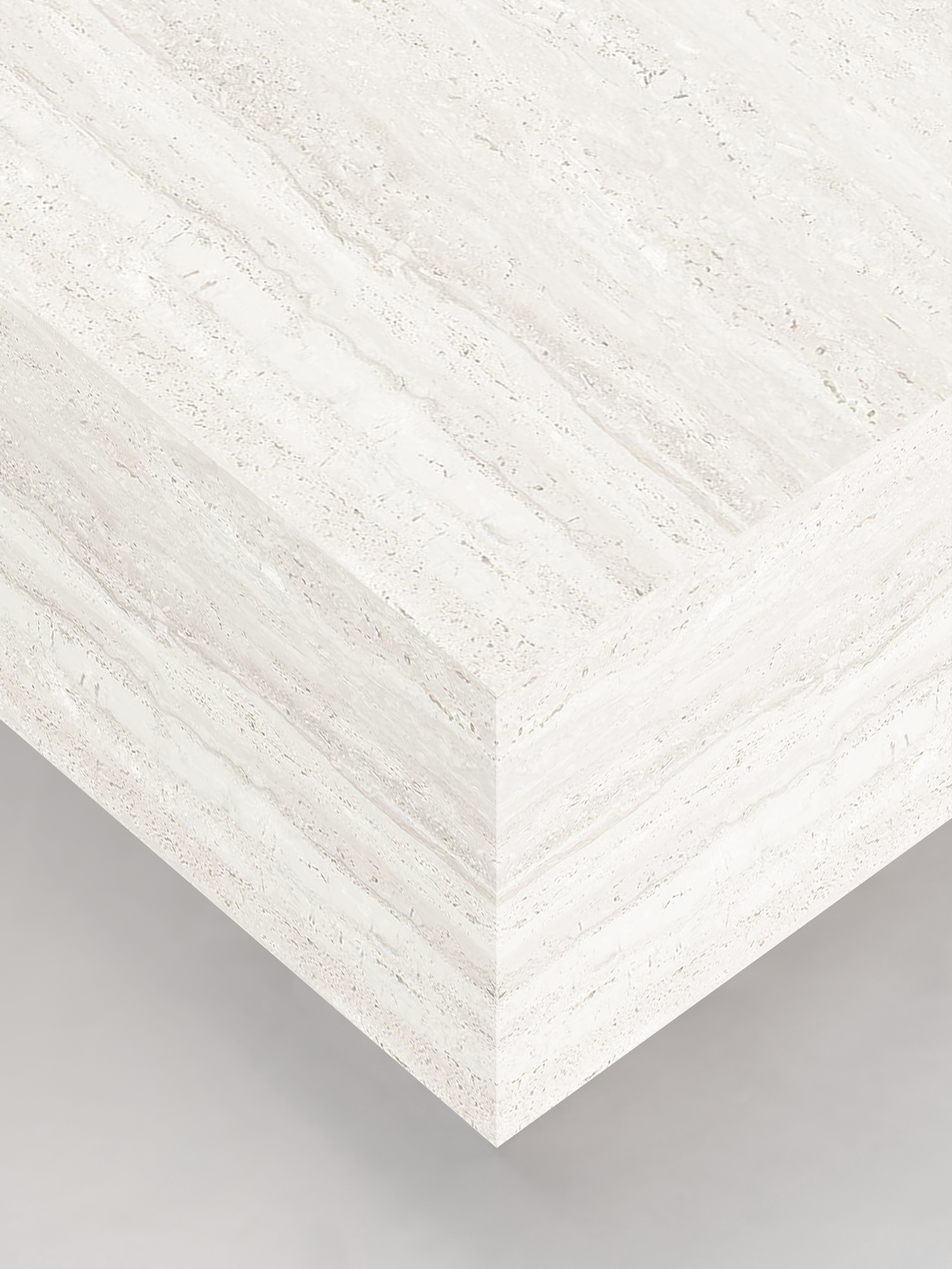 Couchtisch Niedrig Travertin Creme 5