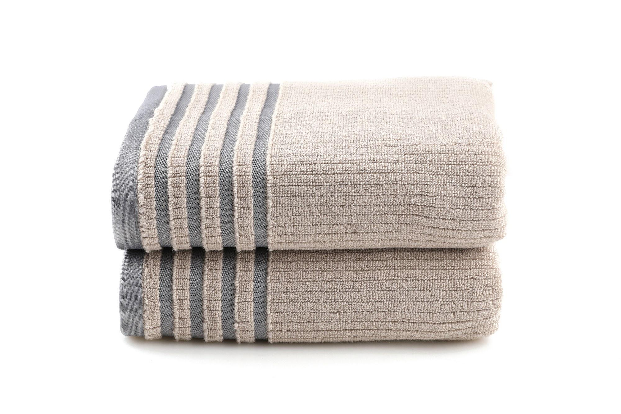 Mayra Bath Towels Cotton Light Brown 1