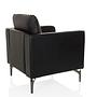 BAVERO Lounge Chair Faux Leather Black 7