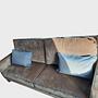 Sofa 2-Sitzer Samt Taupe 1