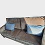 Sofa 2-seater velvet taupe 1