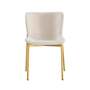 2x Dining chair velvet iron cream 1