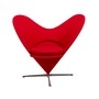 Heart Cone Chair von Verner Panton Rot 0