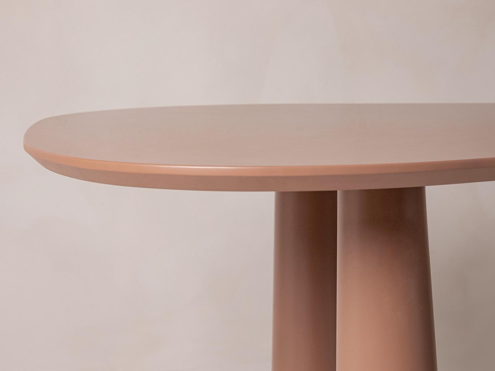 Pablo Dining Table 8-Seater Brown Amber 5