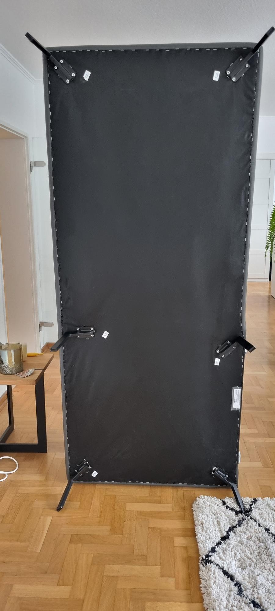 Assea Ecksofa Leder Anthrazit 7